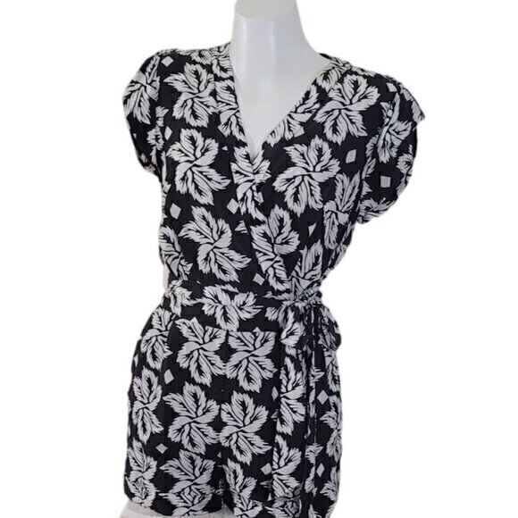 Diane Von Furstenberg Silk Romper 12 Playsuit Jumpsuit - Picture 10 of 10